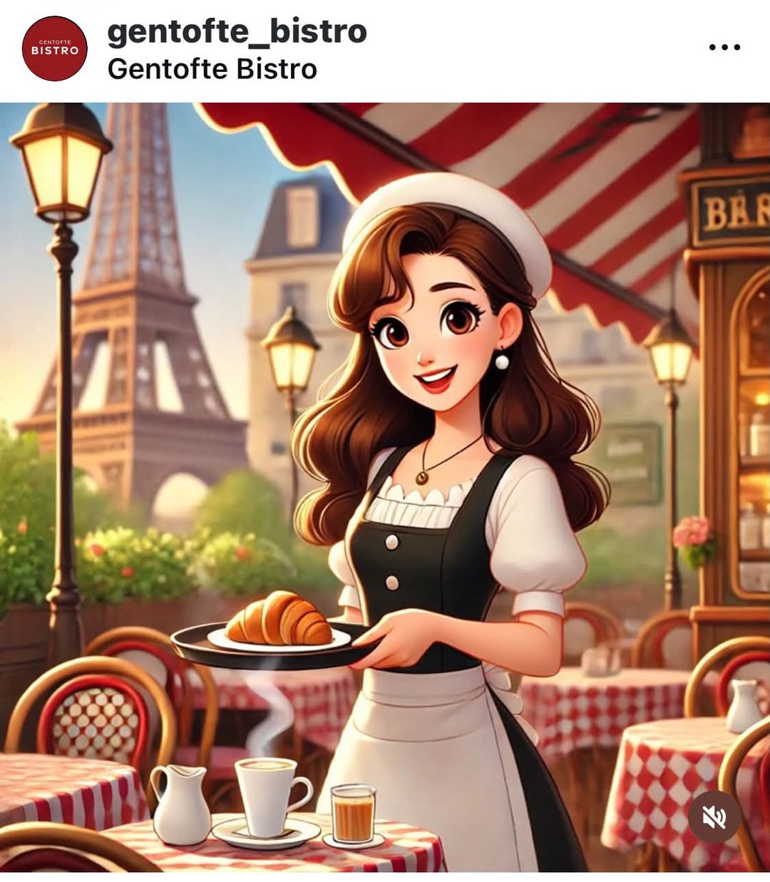Tjener til Gentofte Bistro hos Gentofte Bistro billede 1